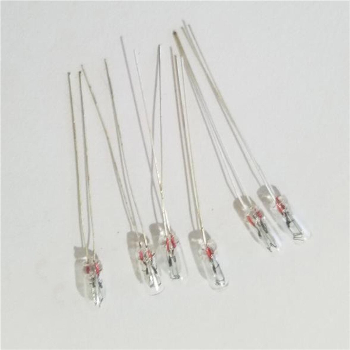 10 st miniatyr 3mm 6v 12v 24v lampa glödlampa edison glödtrådsris