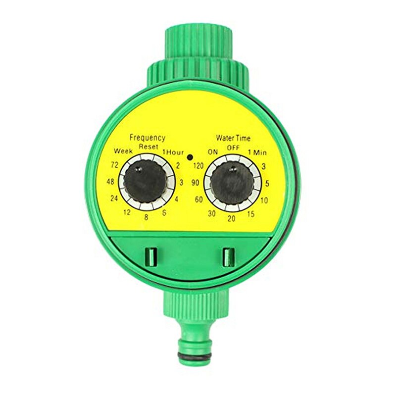 Analogue Two Dial Water Timer Automatic Electronic Watering Faucet Plastic Valve Multi-function Garden Irrigation Controller
