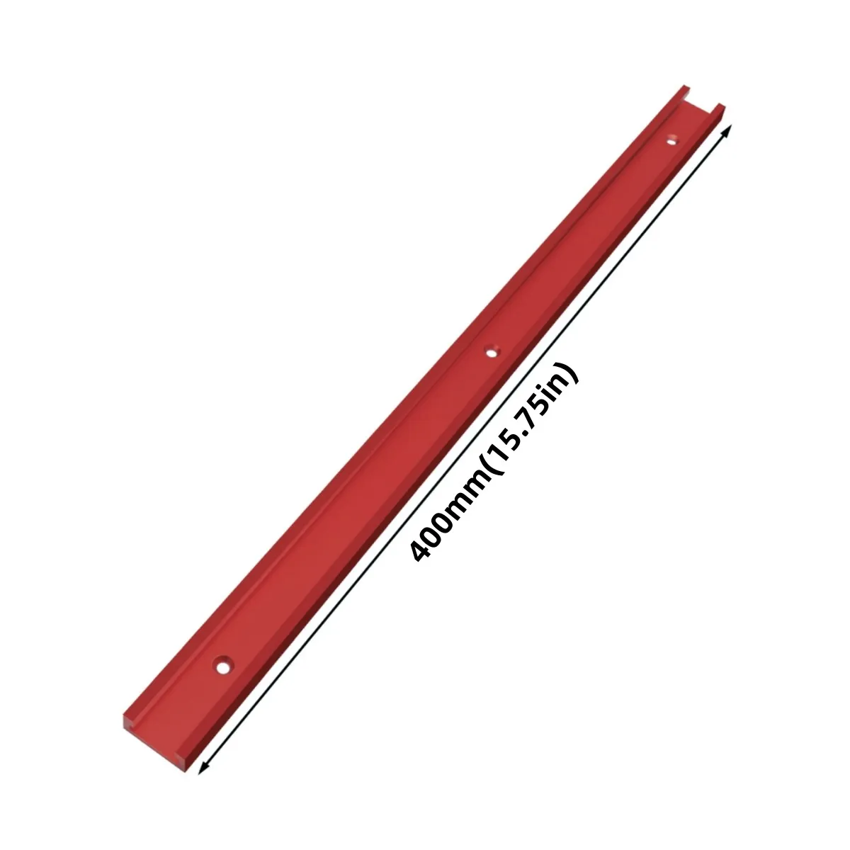 T30 T Track Houtbewerking Tool T-Slider T Slot Verstek Track Jig Aluminium Verstekmeter Gids Chute voor tafelzaag Router Tafel: Zilver