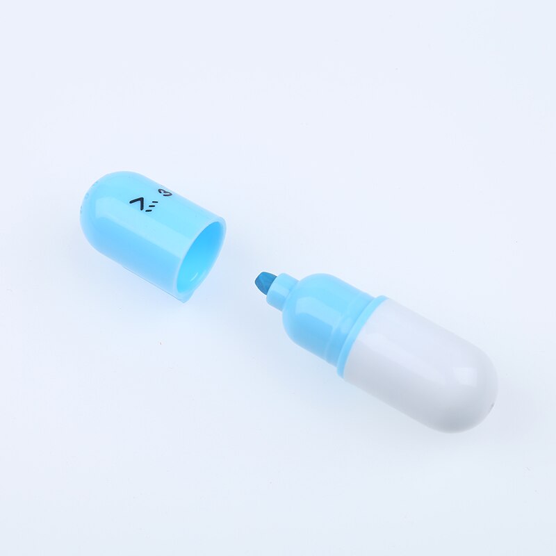 6 Teile/satz Kawaii Pille Textmarker Material Escolar Kawaii Marker Stift Schreibwaren Schule Bürobedarf Scherzt