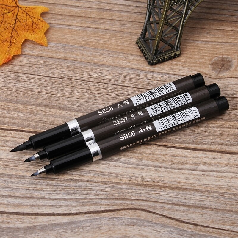 1PC Chinese Japanese Calligraphy Brush Ink Pen Writing Drawing Tool Craft