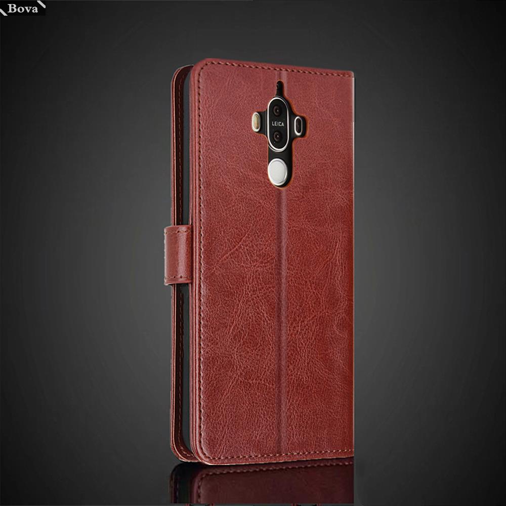 Funda con tarjetero para Huawei Ascend Mate 9, Funda de cuero Pu con tapa, billetera Retro, Fundas de negocios