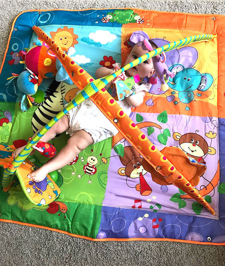Baby Floor Rug Musical Developing Gym Mat For 2-10 months