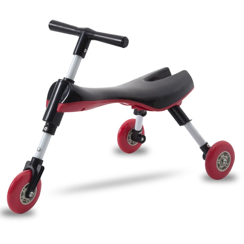 Triciclo para andador para niños de 1-2-3-6 años, scooter plegable Mantis de tamaño de coche, sin pedal, yo-yo: Gris oscuro