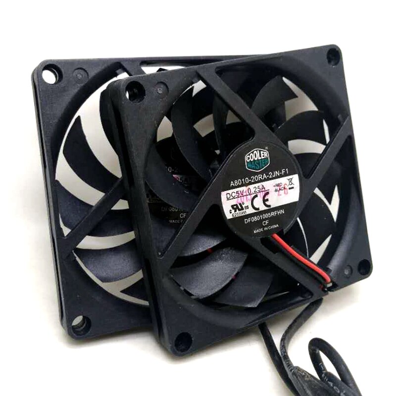 Cooler Master 8010 80MM 8cm 80*80*10mm Fan 5V 0.25A Super Silent Fan With USB Connector