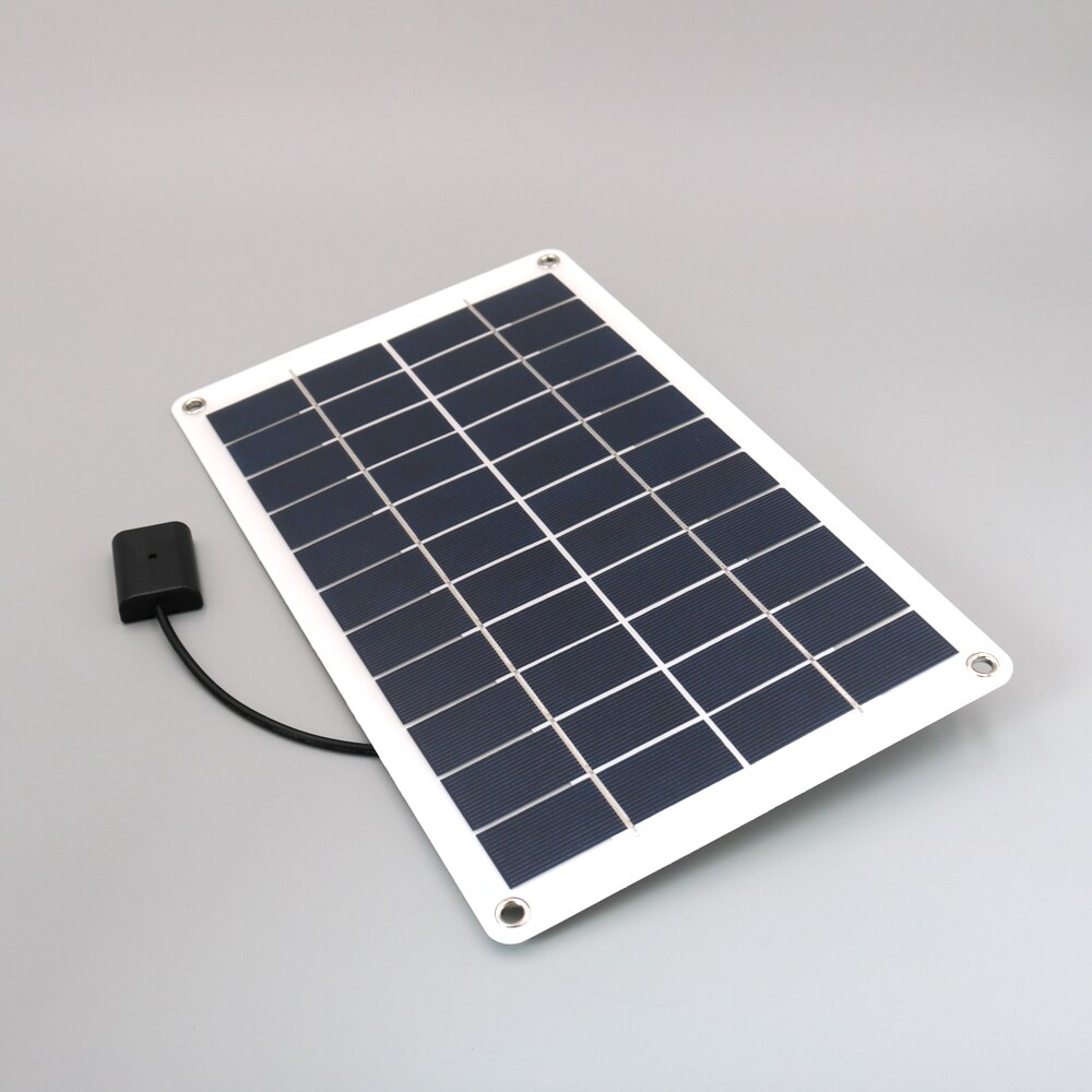 Solar Panel 5V 5W/7.5W Flexible USB Waterproof Solar Panel Charger Outdoor Mobile Power Battery Charger Portable