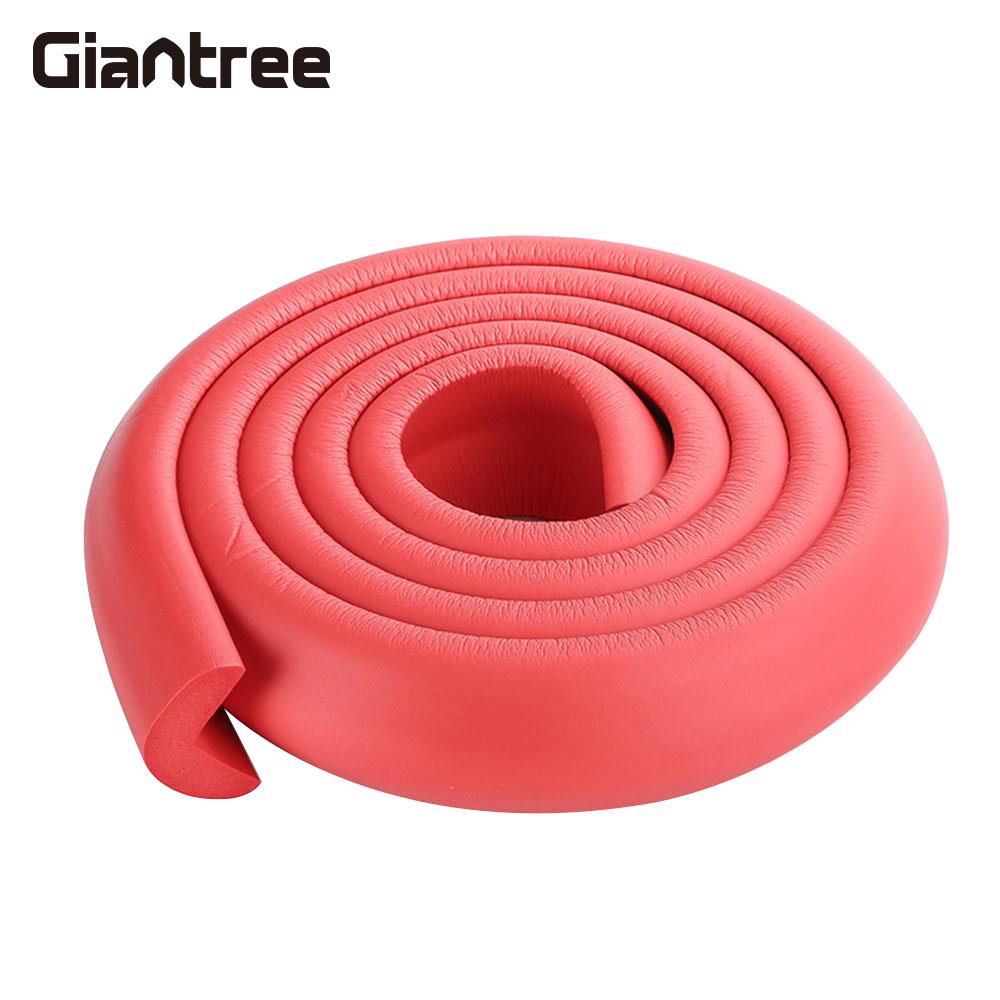 Foam Bumper Natuurlijke Bumper Strip Baby Protector Corner Edge Kussens Home Kinderen Bescherming Collision Kussen Strip: red
