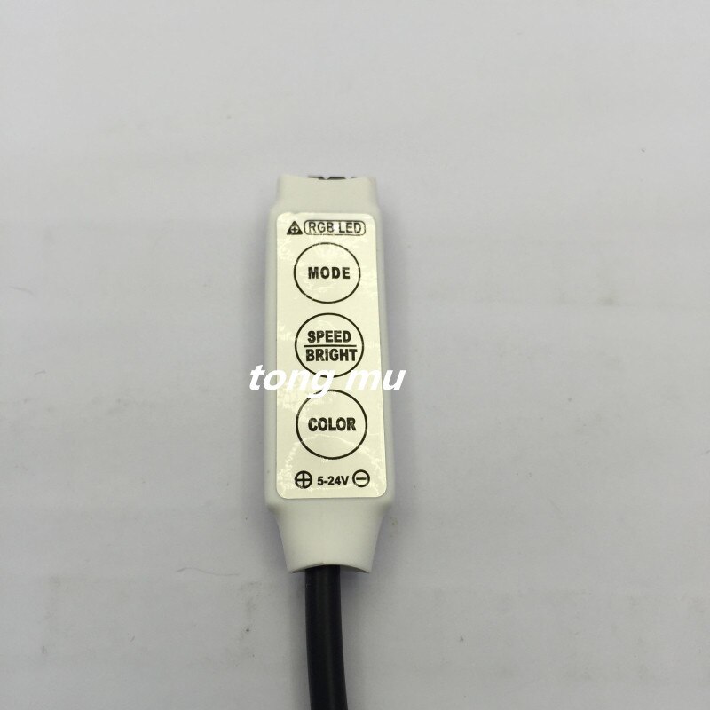 DC5V USB mini controller 3 Key dimmer voor 5 V RGB LED Strip Licht, goede