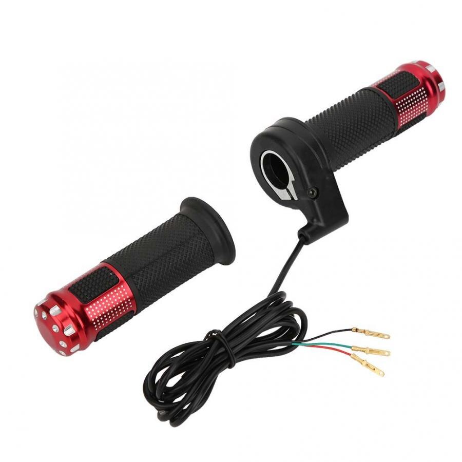 E-Bike Throttle Grip Accelerator with 1.5m Length Cable Universal Electric Bicycle Scooter Smooth Acceleration Throttle Grip