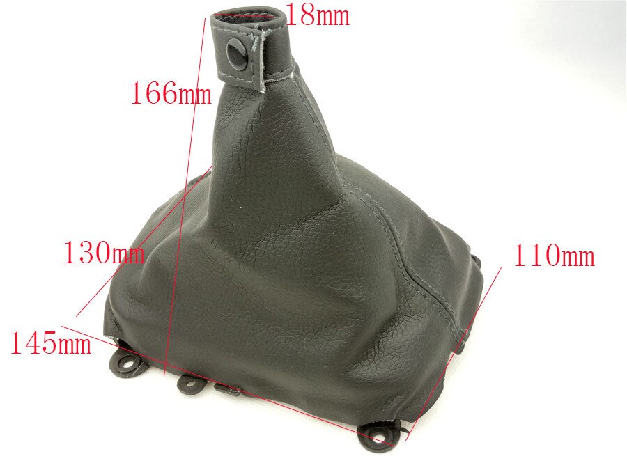 Gear Dustproof cover for Hyundai Elantra Shift Lever dust cover Black leather