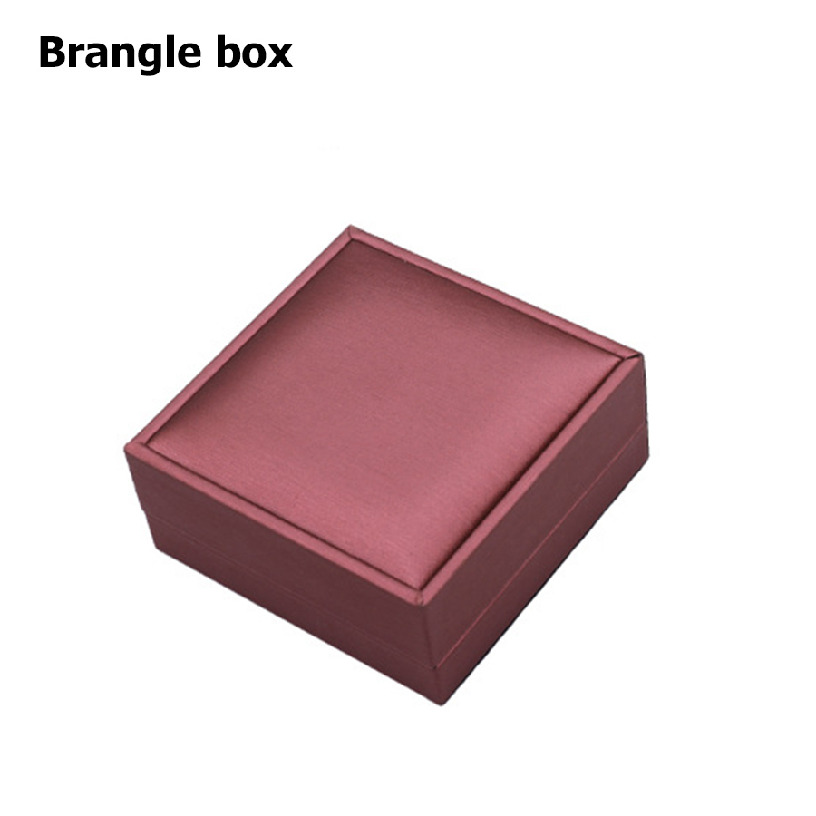 6 Styles Available PU Jewelry Box Suit for Necklace Ring Pendant Bracelet Makeup Table Jewelry Storage Box: Pink