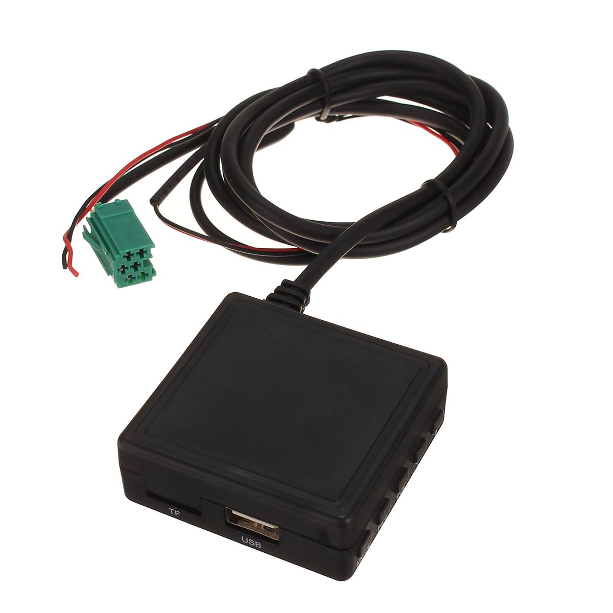 6 -pins 3.5 mm- aux tf usb microfoon media bluetooth aux adapterkabel stereo voor renault 2005