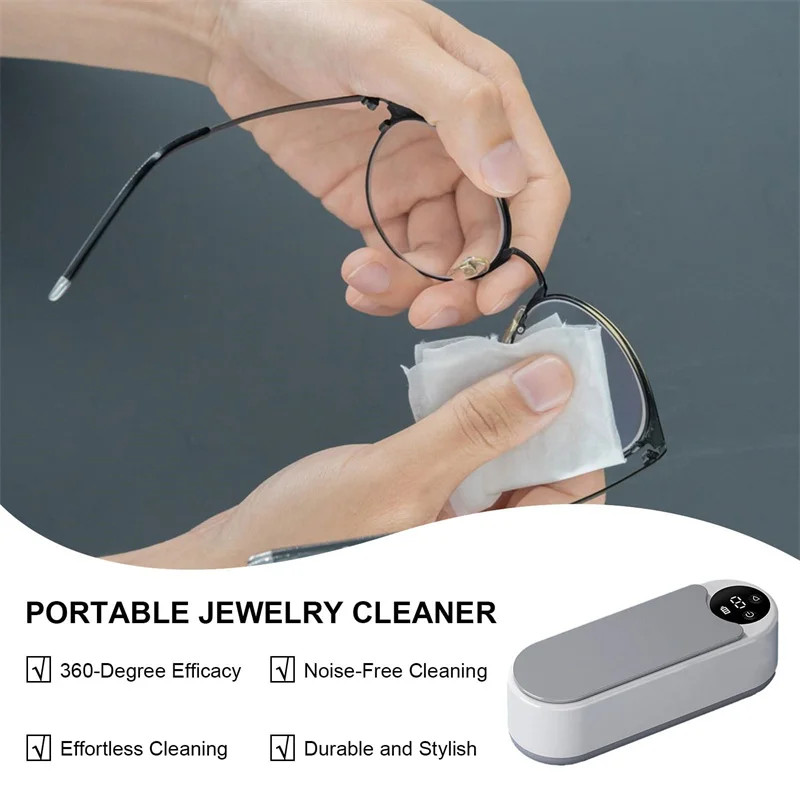 450Ml Ultrasone Reiniger Tandheelkundige Ultra Sonische Bad Hoge Frequentie Trilling Sieraden Reiniger Machine Voor Ing Bril Make-Up Borstel