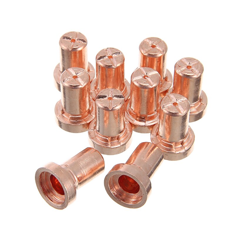 40Pcs Plasma Cutting Welding Torch Cutter Consumables Rings Ceramic Nozzles Electrode Kit Set For PT-31 LG-40 Torch