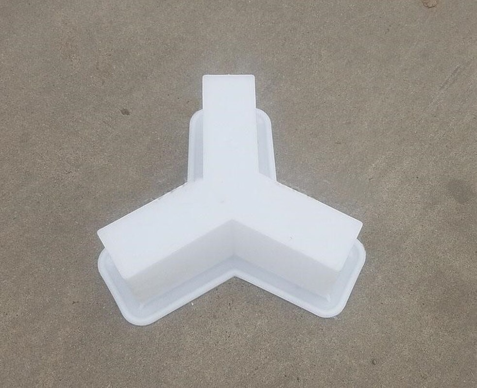 Cement Antique Brick Square Mould Garden Path Making Brick Mold 3D Carving Anti-Slip Concrete Plastic Paving Molds 30x30x7cm