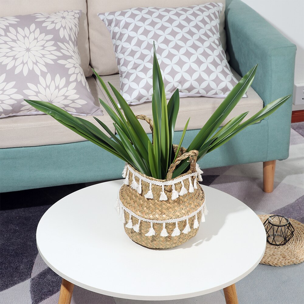 5/7/10 Real Touch Artificial Orchid Leaf Silicon Feel Leafs Butterfly Orchid Flower Home Decorative Grass Arrangements Plant