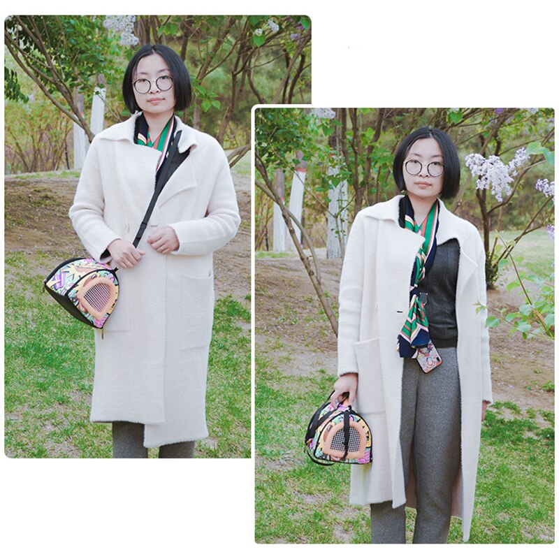 Przenośny mały transporter dla zwierząt domowych chomik świnka morska szczur przewoźnik oddychający odkryty jeż torby na ramię