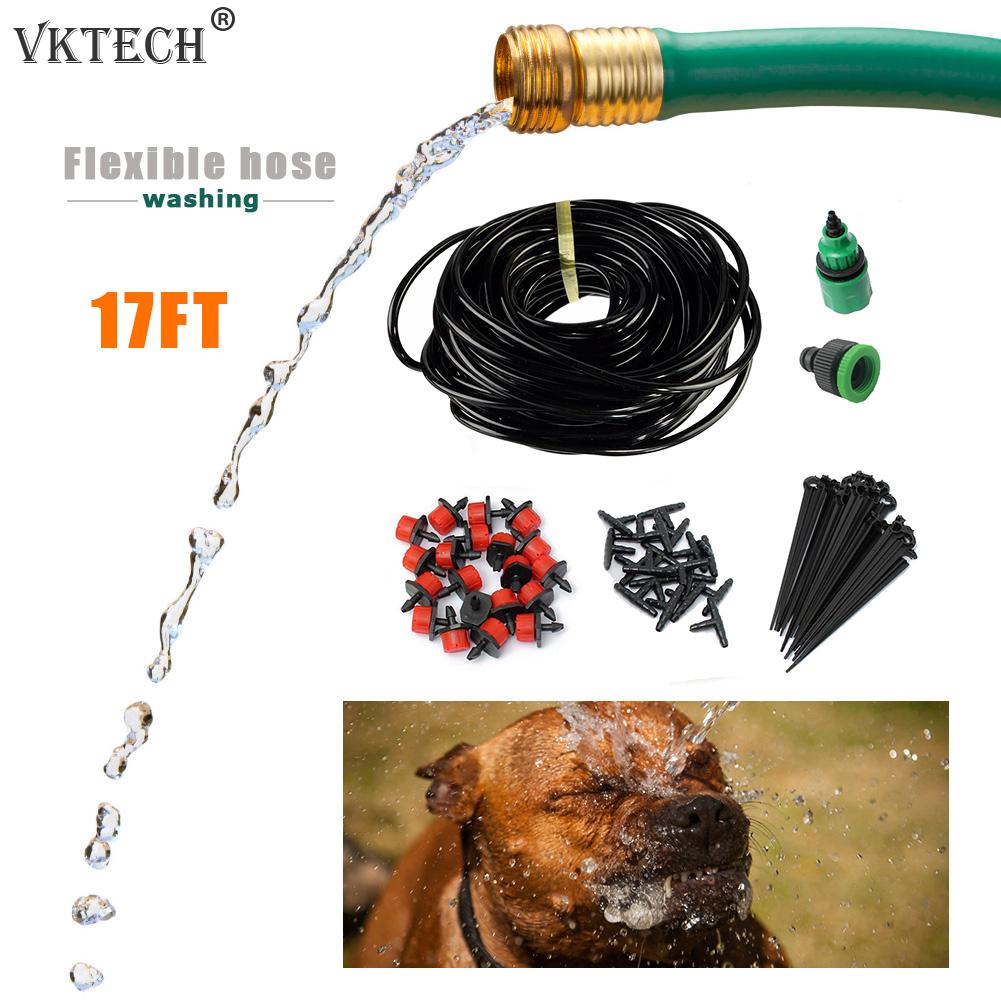 10M-50M manguera de riego automática de jardín planta de goteo aerosol para flores sistema de riego por goteo automático Kits de riego de jardín manguera