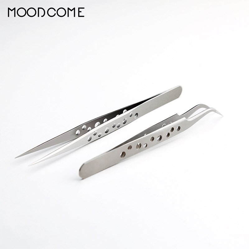 Wimper Extension Pincet Voor Individuele Volume Wimpers Rechte En Gebogen Professionele Pincet Lash Extension Supplies Maken