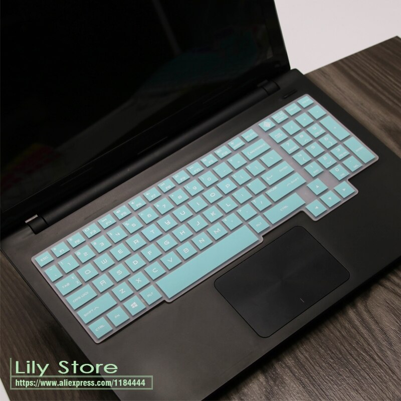 Dla 15.6 "HP OMEN 15 15-CE000 serii 15-CE018dx 15-CE006ne 15-CE0198wm 15-CE011DX 15 cal klawiatura silikonowa obudowa ochronna skóry: whiteblue