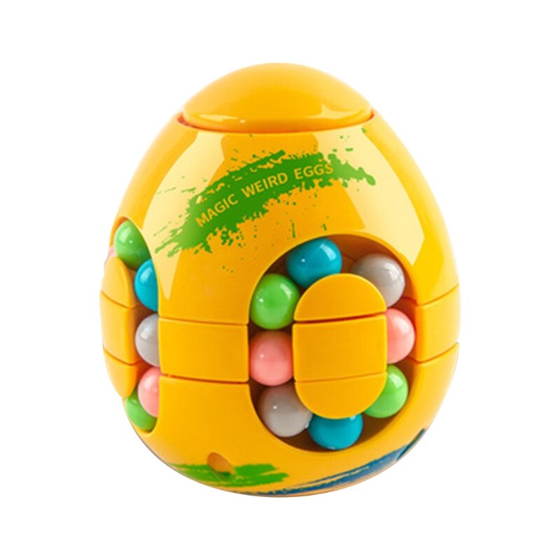 B2EB Colorful Bead Puzzle Cube Gyro Activity Center Teaching Tangram Interactive Toy