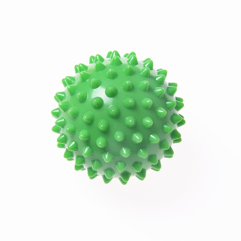 TPR 7CM diametro Hollow Soft Spike Ball recupero della forza della mano esercizio massaggio palla Yoga Fitness massaggiatore appuntito punto di innesco: green