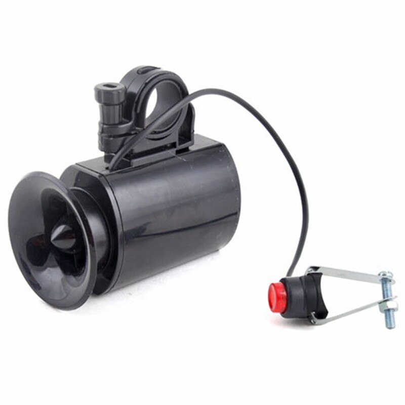 6 Klinkt Ultra-Luid Fiets Elektronische Bel Hoorn Waterdichte Zwarte Fiets Waarschuwing Bell Speaker Fiets Accessoires