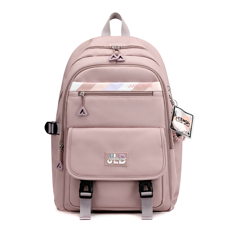 Mode Rugzak Kinderen Schooltassen Voor Meisjes Waterdichte Grote School Rugzak Voor Tieners Schooltas Kids Reistas Mochila: light purple