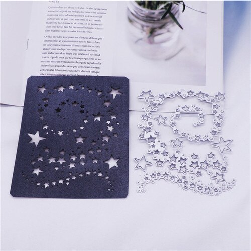 Ster Stansmessen Voor Kerst Wenskaart Maken Stencil Scrapbooking Drukken Ambachten Die Cuts Voor Diy Decoraties