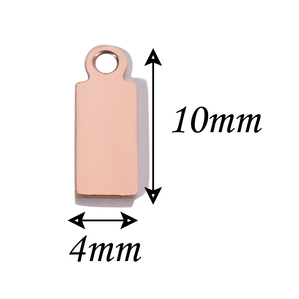 50 teile/los Edelstahl leer Stanzen Hund Stichworte Anhänger Charme DIY für Halskette Schmuck Zeug