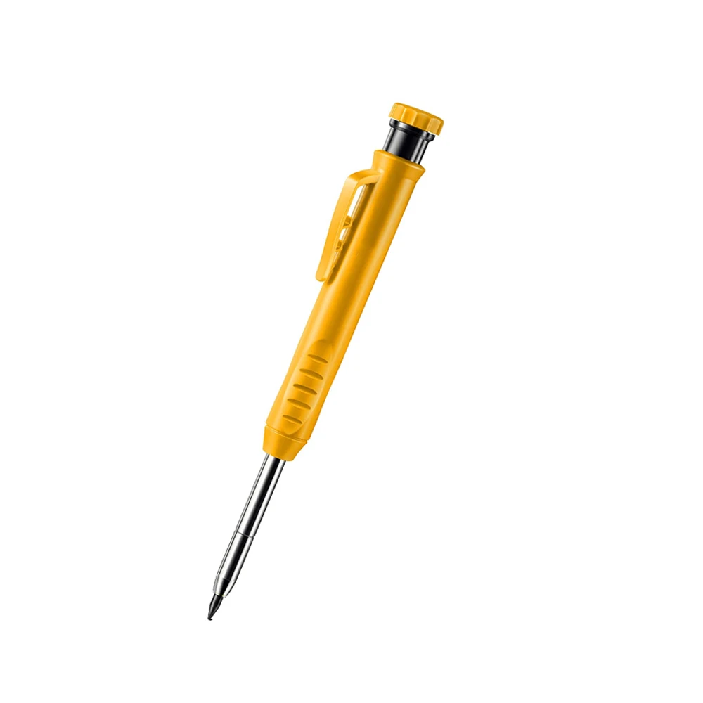 Ensemble de crayons de charpentier solide avec recharge de plomb, outils pour le travail du bois, crayon mécanique, outils de travail de Construction, traceur de marquage de menuiserie: Bourgogne