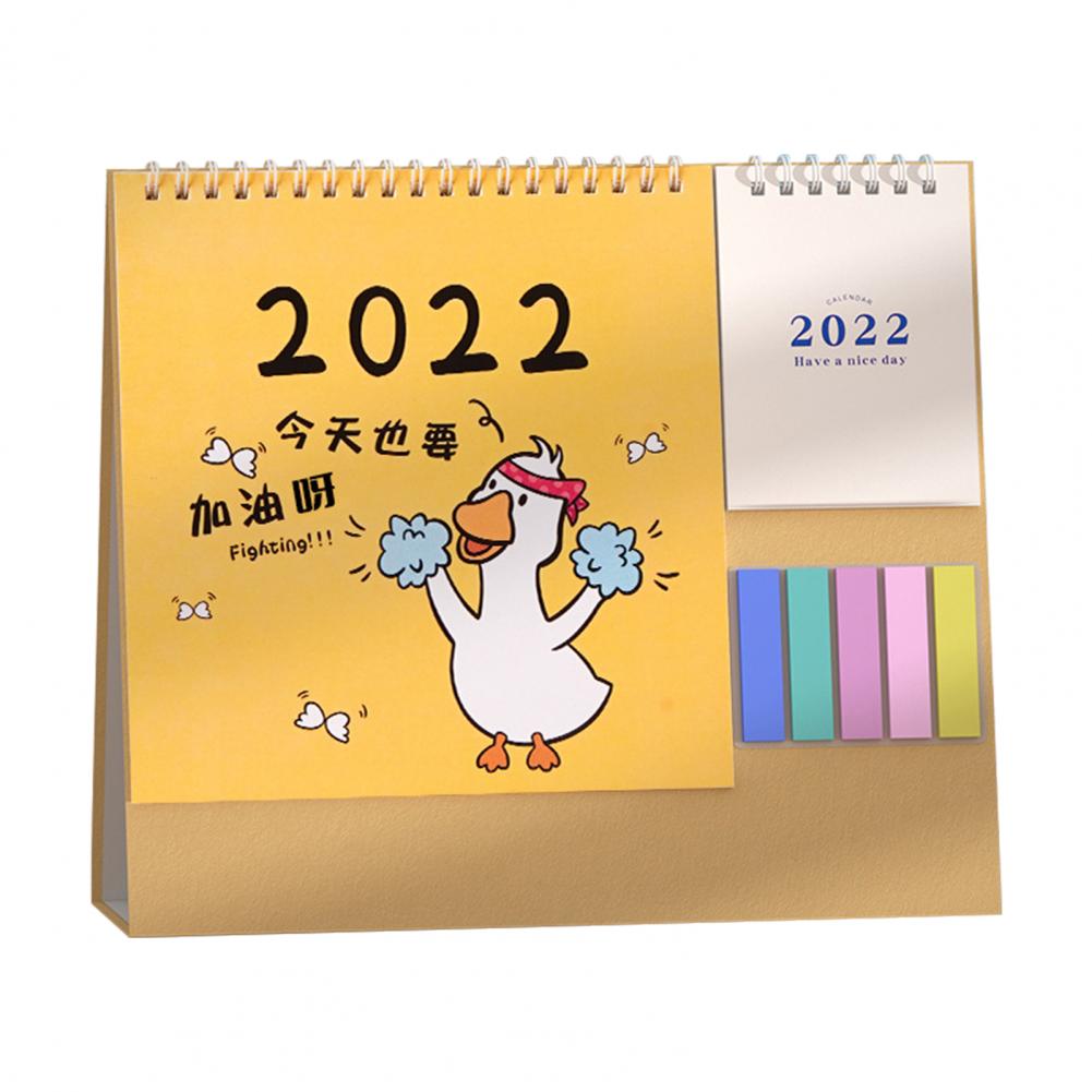 Multi-purpose Kraft Paper Annual Date Week Organizer 2022 Table Planner for Office