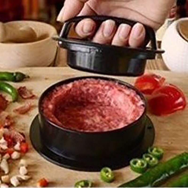 Meat Pie Pressure Mold For Hamburger Making Diy Mold BPA Free Plastic Meat Pie Pressing Machine Kitchen Tools