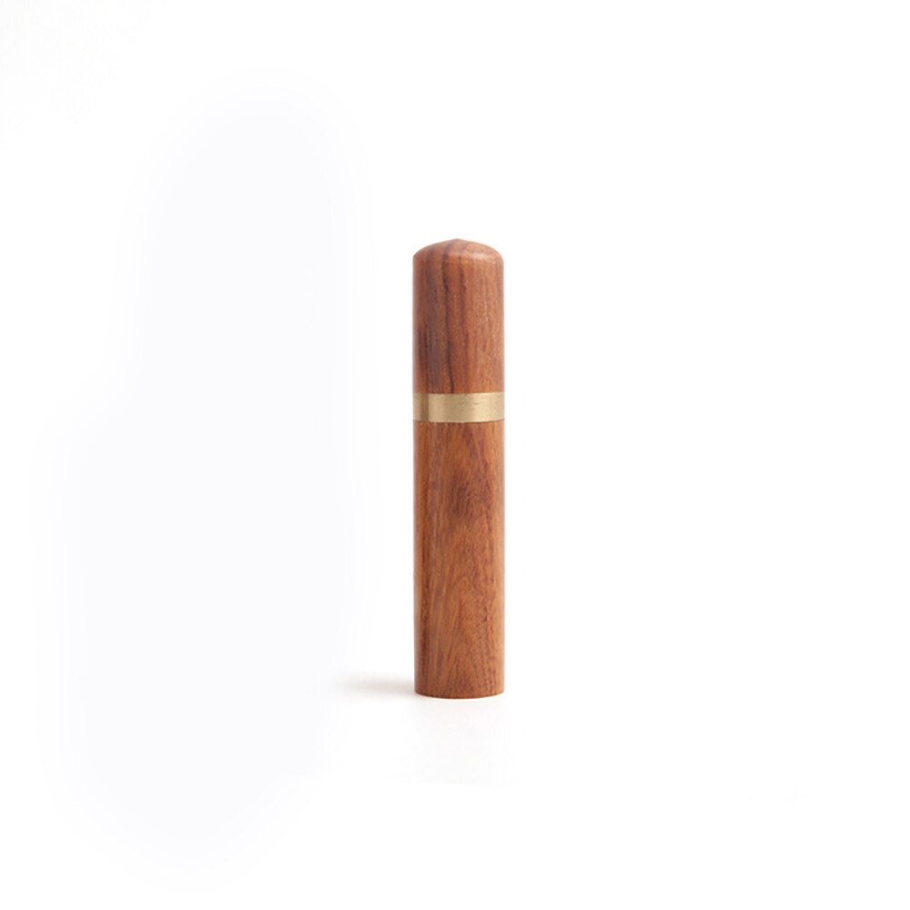 Diy caixa de recipiente de armazenamento de agulha de madeira barril agulhas garrafa de couro artesanato ferramenta titular recipiente de armazenamento de agulha: Light brown