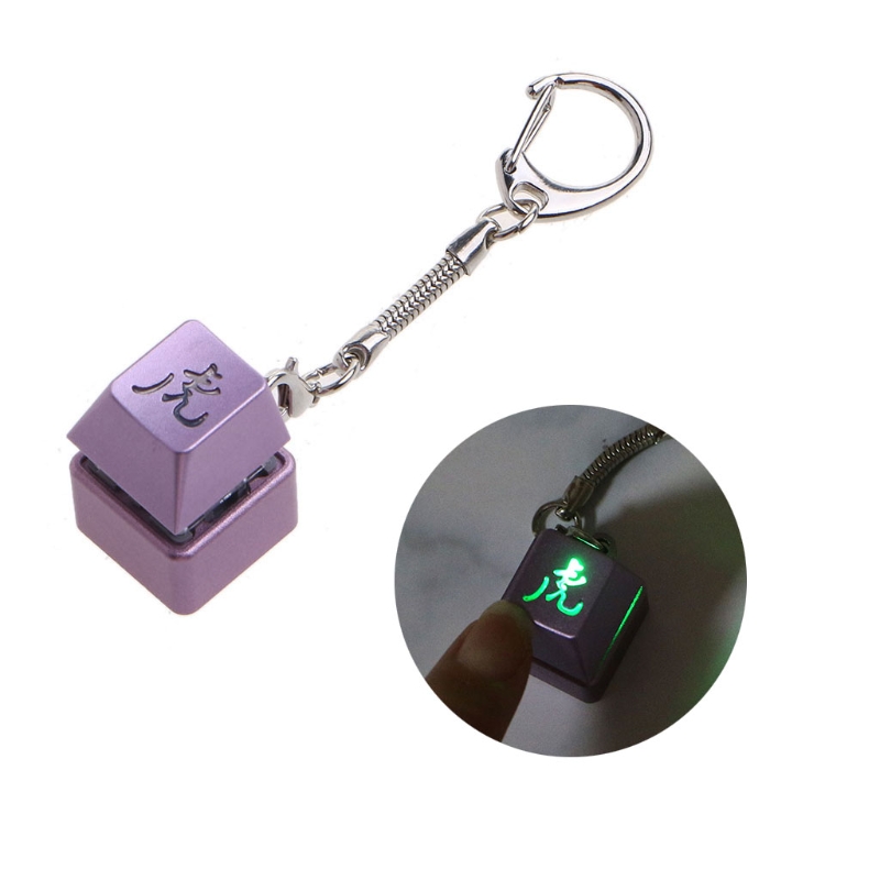 1 pc rgb led interruptor de teclado mecânico chaveiro acender retroiluminado para teclado interruptores kit testador