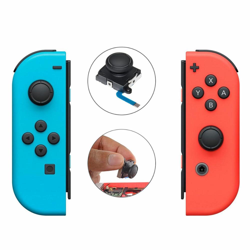 3D Joystick for NS Joy Con Nintend Switch/LITE Left Right Analog Sticks Replacement for Joy Stick Controller Repair Accessories