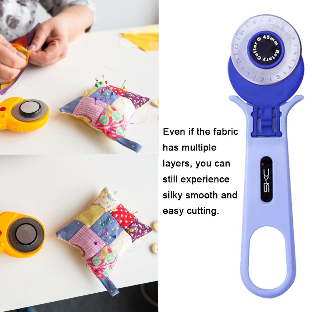 45mm Rotary Fabric Cutter Wheel Round Tailor Cutter for Crafting Sewing Quilting