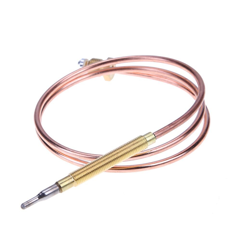 60cm Gas Valve Induction Line Thermocouple for Water Boiler Temperature Sensor Thermocouple with 5 Fixed Accessories