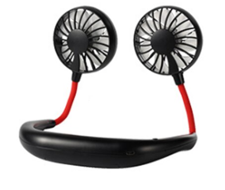 Portable Air Cooler Fan Rechargeable USB Low Noise Mini Spray Refrigeration Air Conditione for Home Living Room Office Desk: Black