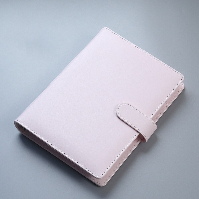 PU Leather A5 A6 Notebook Diary Schedule Book Planner Diary Loose-leaf Binder Cute School Supplies: PK / A6