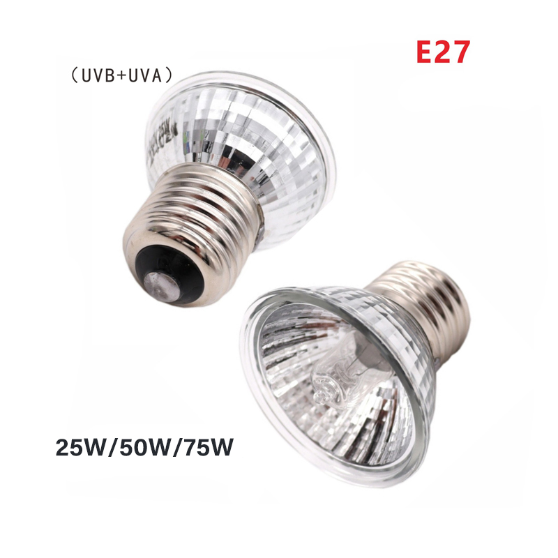 Reptiel Lamp 25/50/75W Uva + Uvb 3.0 Pet Warmte Lamp Schildpad Koesteren Uv Licht lampen Amfibieën Hagedissen Temperatuur Controller