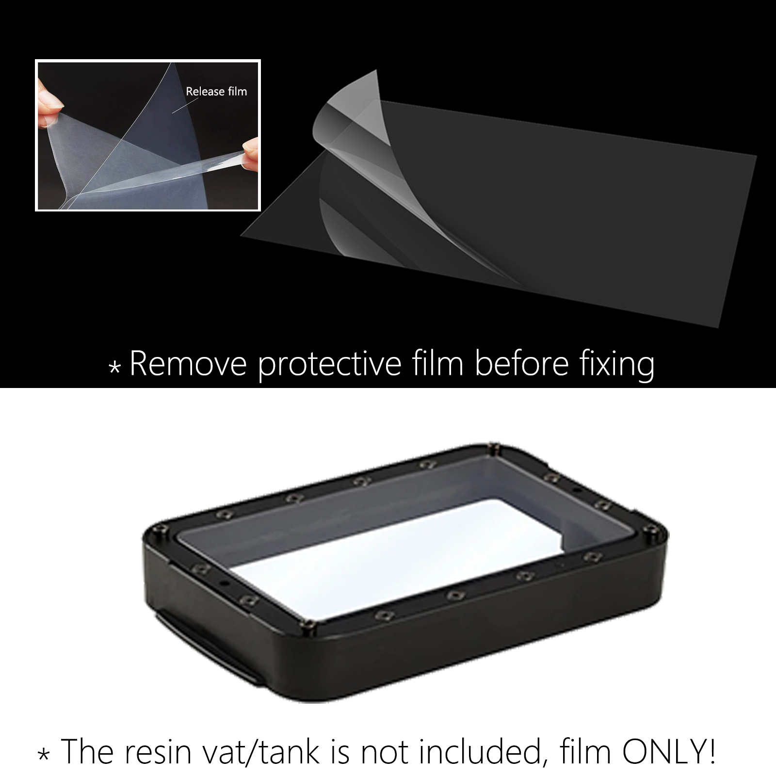Flexibler nFEP-FEP-Film für Anycubic Photon Mono SE 4K 2XX2 M3 Max Plus M5 M5s 6K 6KS SLA 3D-Drucker nFEP Freisetzung Liner Film