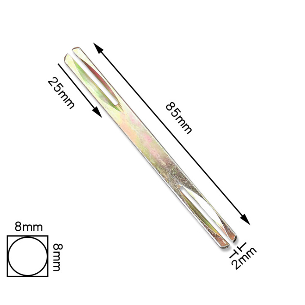85-130mm Square Spindle 8mm Galvanised Door Window Handle Iron Square Pin Firmly Holds The Door Handles: Bronze