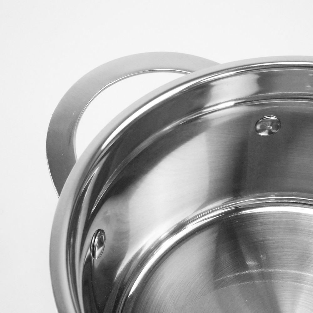 Stainless Steel Thickened Soup Pot Milk Pot Soup Pan Kitchen Boiler Soup Stock Cooking Iduction Gas Pots Boiler Cookware Pot