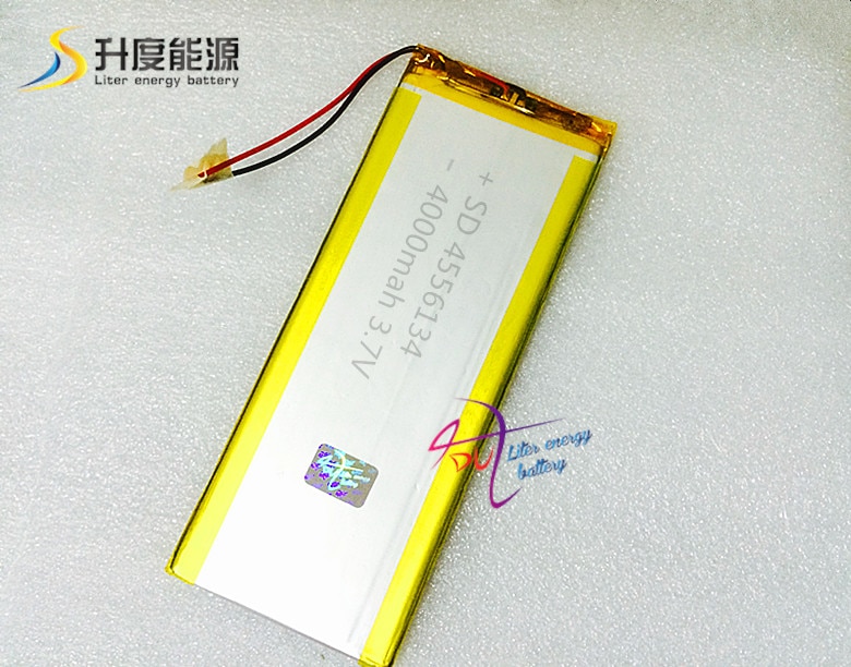 SD oplaadbare lithium polymer 3.7 v 4000 mah 4556134 batterij voor tablet PC