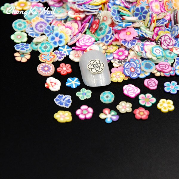 Diy 2000Pcs 3D Nail Art Decoraties Kerst Slices Polymer Clay Tiny Nail Art Rhinestones Acryl Decoratie Manicure: 004