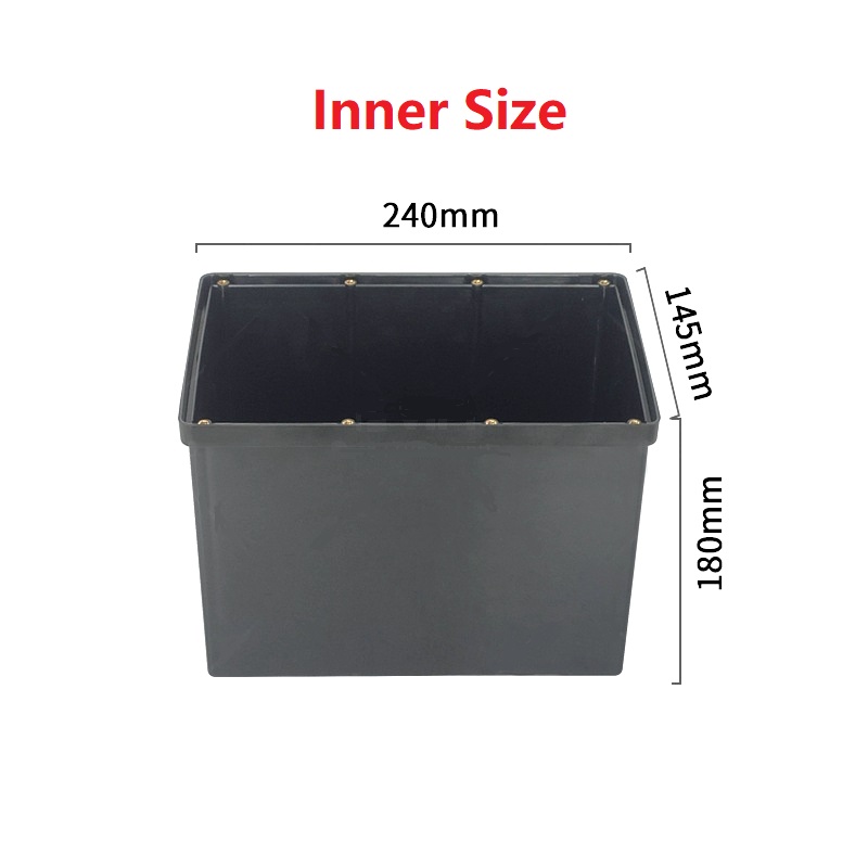 LiFePO4 Battery Box 12V Lithium Screwdriver Battery Case Housing Removable For 70Ah RV Caravan Solar Storage Marine Backup UPS
