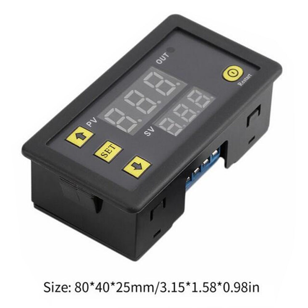 W3230 12V 24V AC110-220V Probe line 20A Digital Temperature Control LED Display Thermostat With Heat/Cooling Control Instrument