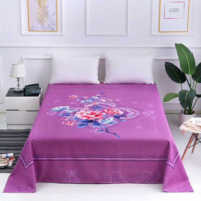 Verdicken Gebürstet Flache Blatt Sanft Schleif König Größe Bett Blatt verrotten Hochzeit Bettlaken 245x245cm Keine Kissenbezug: Farbe 11