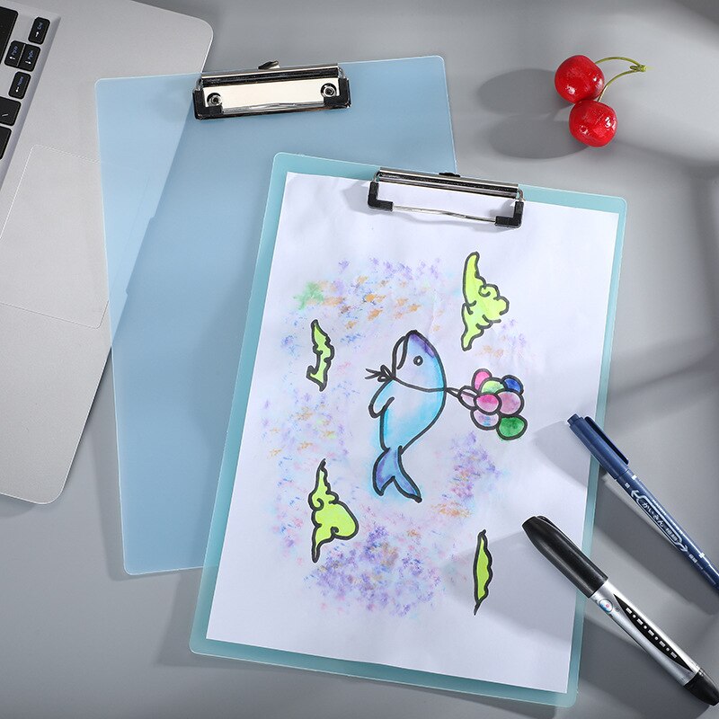 Folder Board A4 Paper Clip Storage Writing Board Student Note Writing School Office Stationery Signature Pad